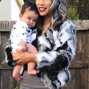 Fur jacket Perfect for Cruella costume